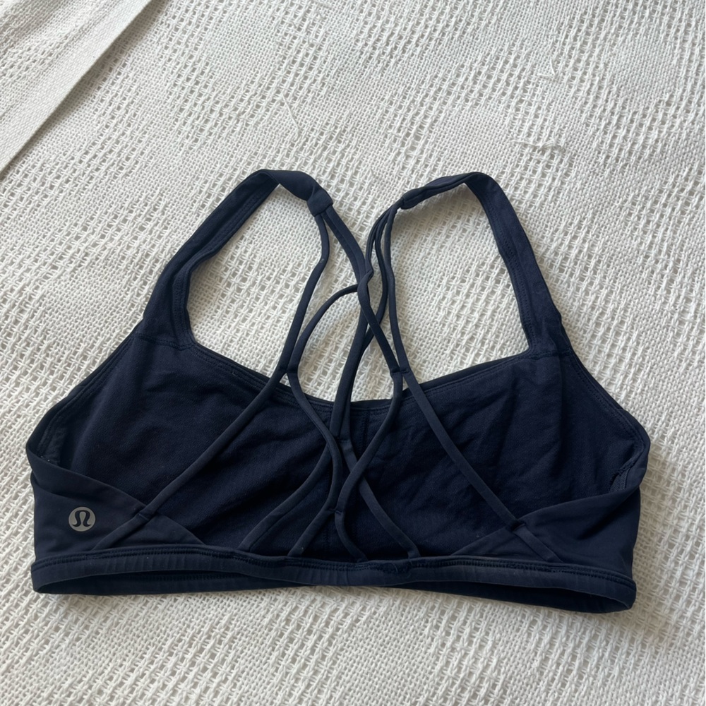 lululemon Navy Free to be Bra